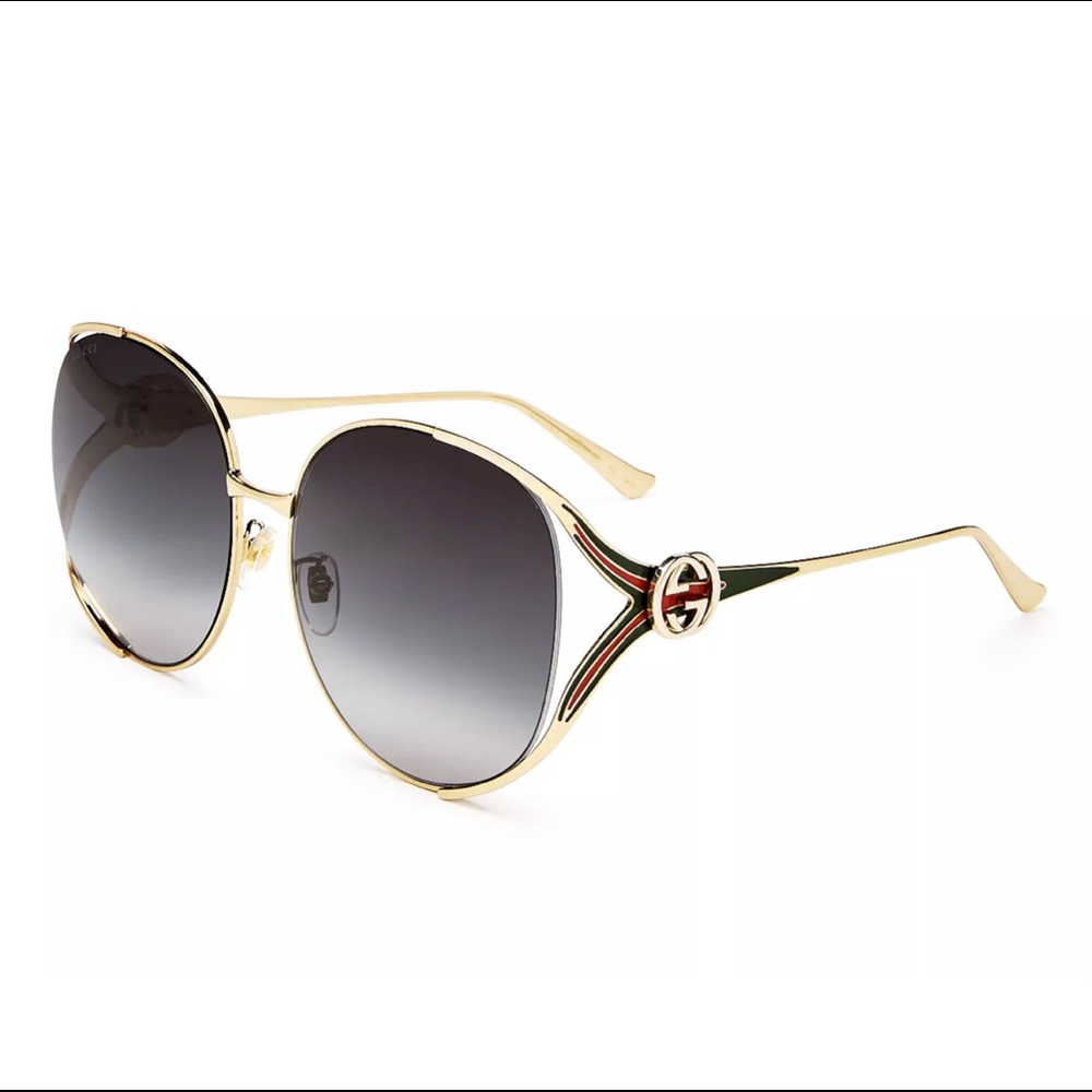 Gucci Women’s Oversized Round Sunglasses Like New